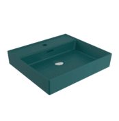 Bocchi Milano Lavabo 50 cm - Mat Petrol Mavisi - 1644-071-0126 - Tezgah Üstü Lavabo