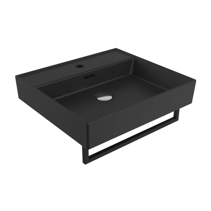 Bocchi Milano Lavabo 50 cm - Mat Siyah - 1644-004-0126 - Tezgah Üstü Lavabo - 2