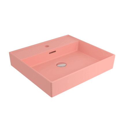 Bocchi Milano Lavabo 50 cm - Mat Somon - 1644-032-0126 - Tezgah Üstü Lavabo