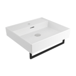 Bocchi Milano Lavabo 50 cm - Parlak Beyaz - 1644-001-0126 - Tezgah Üstü Lavabo - 1