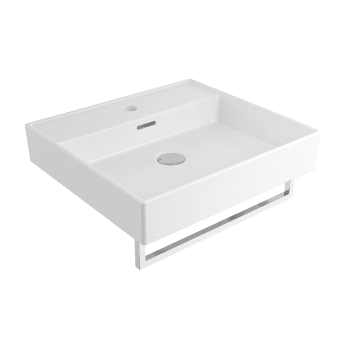 Bocchi Milano Lavabo 50 cm - Parlak Beyaz - 1644-001-0126 - Tezgah Üstü Lavabo - 2