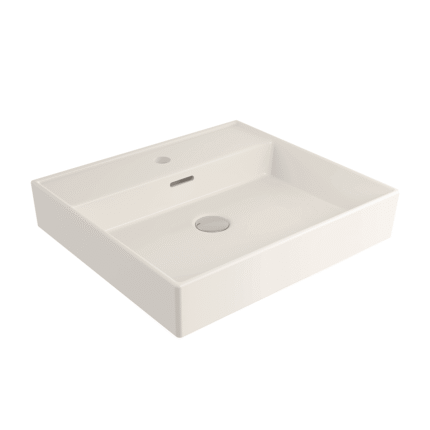 Bocchi Milano Lavabo 50 cm - Parlak Bisküvi - 1644-014-0126 - Tezgah Üstü Lavabo