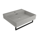 Bocchi Milano Lavabo 50 cm - Mat Beton