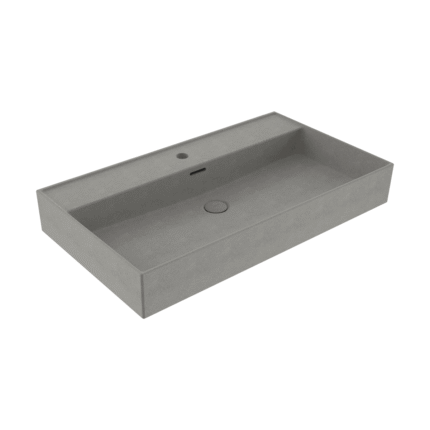 Bocchi Milano Lavabo 80 cm Mat Beton - 1377-069-0126 - Çanak Lavabo