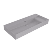 Bocchi Milano Sağdan Etejerli Lavabo 100 cm Mat Gri - 1538-006-0126 - Etajerli Lavabo