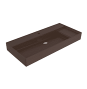 Bocchi Milano Sağdan Etejerli Lavabo 100 cm Mat Kahve - 1538-025-0126 - Etajerli Lavabo