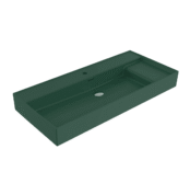 Bocchi Milano Sağdan Etejerli Lavabo 100 cm Mat Yeşil - 1538-027-0126 - Etajerli Lavabo