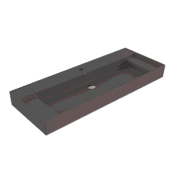 Bocchi Milano Sağdan Etejerli Lavabo 120 cm Mat Antrasit - 1539-020-0126 - Etajerli Lavabo