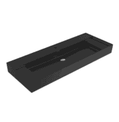 Bocchi Milano Sağdan Etejerli Lavabo 120 cm Parlak Siyah - 1539-005-0126 - Etajerli Lavabo