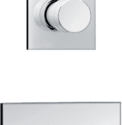 Bocchi Multibox Ankastre Termostatik Duş Bataryası 2 Yollu Krom