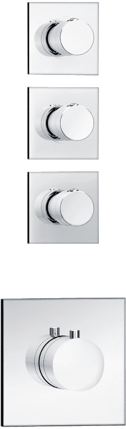 Bocchi Multibox Ankastre Termostatik Duş Bataryası 3 Yollu Krom Bocchi Multibox Ankastre Termostatik Duş Bataryası 3 Yollu Krom - 5460-0002 - Ankastre Duş Bataryası