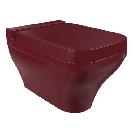 Bocchi Scala Asma Klozet Taharet Borulu Parlak Burgonya Bordosu