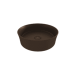 Bocchi Sottile Slim Line Tezgah Üstü Yuvarlak 38 cm Lavabo Mat Bronz