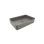 Bocchi Sottile Slim Line Tezgah Üstü Dikdörtgen 55X38 cm Lavabo Mat Beton - 1476-069-0125 - Tezgah Üstü Lavabo