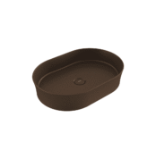 Bocchi Sottile Slim Line Tezgah Üstü Elips 55X38 cm Lavabo Mat Bronz - 1521-070-0125 - Tezgah Üstü Lavabo