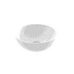 Bocchi Sottile Slim Line Tezgah Üstü Yuvarlak 26 cm Lavabo Beyaz - 1471-001-0125 - Tezgah Üstü Lavabo