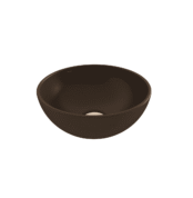 Bocchi Sottile Slim Line Tezgah Üstü Yuvarlak 26 cm Lavabo Mat Bronz - 1471-070-0125 - Tezgah Üstü Lavabo