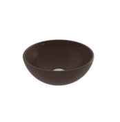 Bocchi Sottile Slim Line Tezgah Üstü Yuvarlak 26 cm Lavabo Mat Kahve - 1471-025-0125 - Tezgah Üstü Lavabo