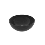 Bocchi Sottile Slim Line Tezgah Üstü Yuvarlak 26 cm Lavabo Mat Parlak Siyah - 1471-005-0125 - Tezgah Üstü Lavabo