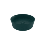 Bocchi Sottile Slim Line Tezgah Üstü Yuvarlak 38 cm Lavabo Mat Petrol Mavisi - 1478-071-0125 - Tezgah Üstü Lavabo