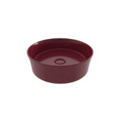 Bocchi Sottile Slim Line Tezgah Üstü Yuvarlak 38 cm Lavabo Parlak Burgonya Bordosu - 1478-072-0125 - Tezgah Üstü Lavabo