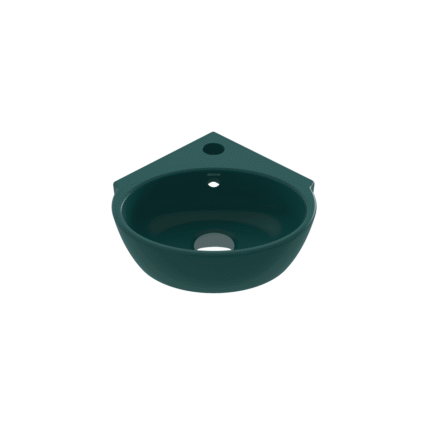 Bocchi Taormina Arch Köşe Lavabo 30 cm Mat Petrol Mavisi - 1392-071-0126 - Köşe Lavabo