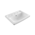 Bocchi Taormina Pro Lavabo 57 cm Üç Delikli Parlak Beyaz - 1004-001-0127 - Etajerli Lavabo
