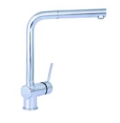 Bocchi Tek Kumandalı Eviye Bataryası El Duşlu Krom - 2201-0008 - Mutfak Eviye Bataryası