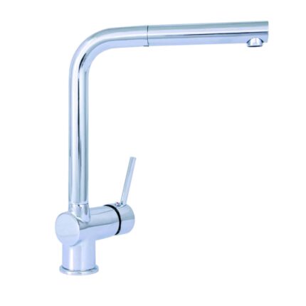 Bocchi Tek Kumandalı Eviye Bataryası El Duşlu Krom - 2201-0008 - Mutfak Eviye Bataryası