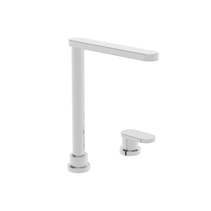 Bocchi Teleskopik 2 Delikli Eviye Bataryası Krom - 2201-0011 - Mutfak Eviye Bataryası