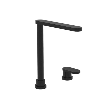 Bocchi Teleskopik 2 Delikli Eviye Bataryası Siyah - 2201-0011-AB - Mutfak Eviye Bataryası