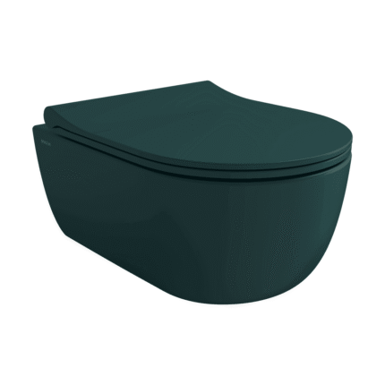 Bocchi V Tondo Rimless Asma Klozet Mat Petrol Mavisi - 1417-071-0128 - Asma Klozet