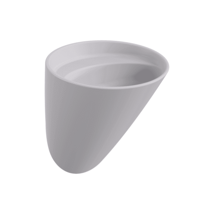 Bocchi Venezia Asma Monoblok Lavabo Deliksiz Mat Gri - 1083-006-0125 - Monoblok Bütün Lavabo