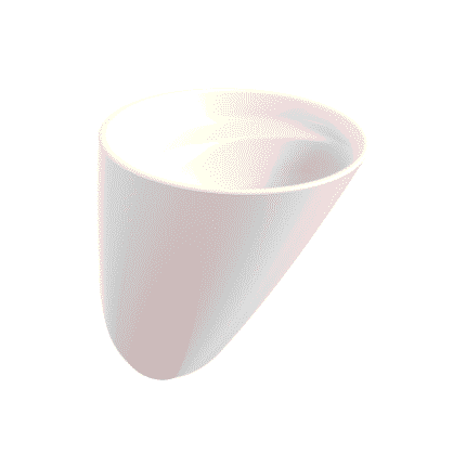 Bocchi Venezia Asma Monoblok Lavabo Deliksiz Parlak Bisküvi