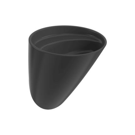 Bocchi Venezia Asma Monoblok Lavabo Deliksiz Parlak Siyah - 1083-005-0125 - Monoblok Bütün Lavabo