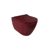 Bocchi Venezia Rimless Asma Klozet Parlak Burgonya Bordosu - 1295-072-0128 - Asma Klozet