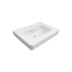 Bocchi Verona Lavabo 71 cm Mat Beyaz - 1040-002-0126 - Etajerli Lavabo