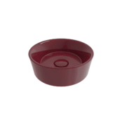 Bocchi Vessel Yuvarlak Çanak Lavabo 38 cm Parlak Burgonya Bordosu - 1174-072-0125 - Çanak Lavabo
