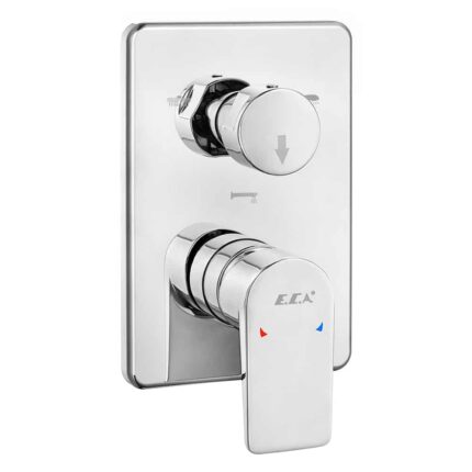 ECA Dalia Ankastre Banyo Bataryası Sıva Üstü 3 Yollu - 102167342-K - Ankastre Banyo Bataryası