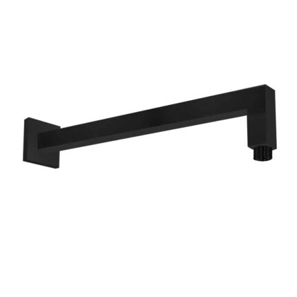 ECA Duş  Başlığı Borusu Duvardan Kare Mat Siyah 344 mm