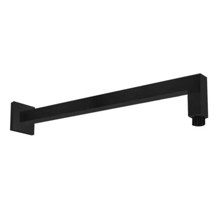 ECA Duş Başlığı Borusu Duvardan Kare Mat Siyah 400 mm - 102126148C1 - Tepe Duş Borusu