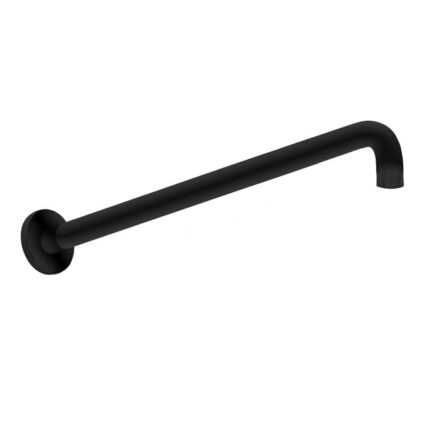 ECA Duş  Başlığı Borusu Duvardan Yuvarlak Mat Siyah 440,5 mm