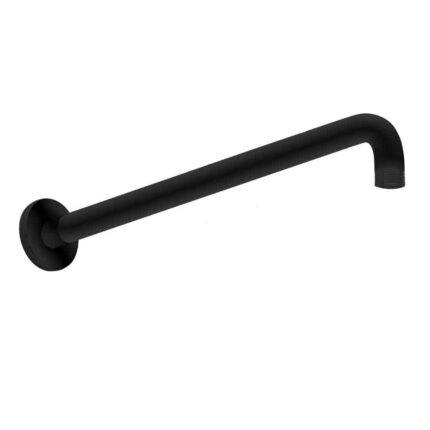 ECA Duş Başlığı Borusu Duvardan Yuvarlak Mat Siyah325 mm - 102126608C1 - Tepe Duş Borusu