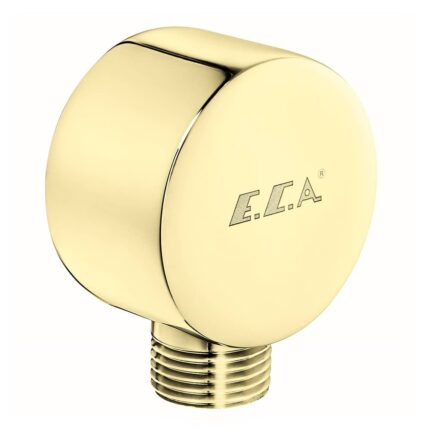 ECA Duş Çıkış Dirseği Minimal Yuvarlak Altın - 102826634 - Duş Çıkış Dirseği