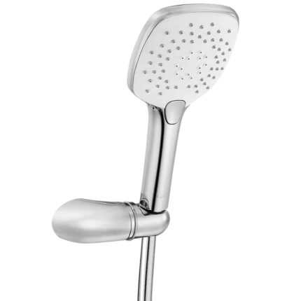 ECA Icon Banyo Üst Takım Mafsallı Pvc Spiralli - 102117394 - Sürgülü Duş Setleri, Duş Setleri