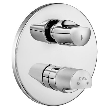 ECA Myra Ankastre Banyo Bataryası Sıva Üstü 3 Yollu - 102167333H-Y - Ankastre Banyo Bataryası