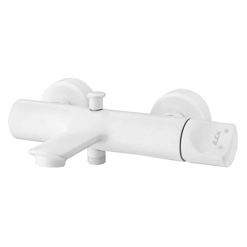 ECA Myra Banyo Bataryası Mat Beyaz - 102102470C4 - Banyo Bataryaları