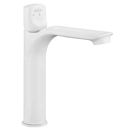 ECA Myra Orta Boy Lavabo Bataryası Mat Beyaz