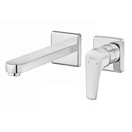 ECA Niobe Ankastre Lavabo Bataryası Sıva Üstü Çift Rozet - 102167613-KK - Ankastre Lavabo Bataryası