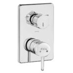 ECA Purity Ankastre Banyo Bataryası Sıva Üstü 3 Yollu - 102167332H-K - Ankastre Banyo Bataryası